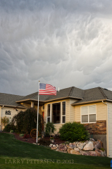Storm Pressing on House